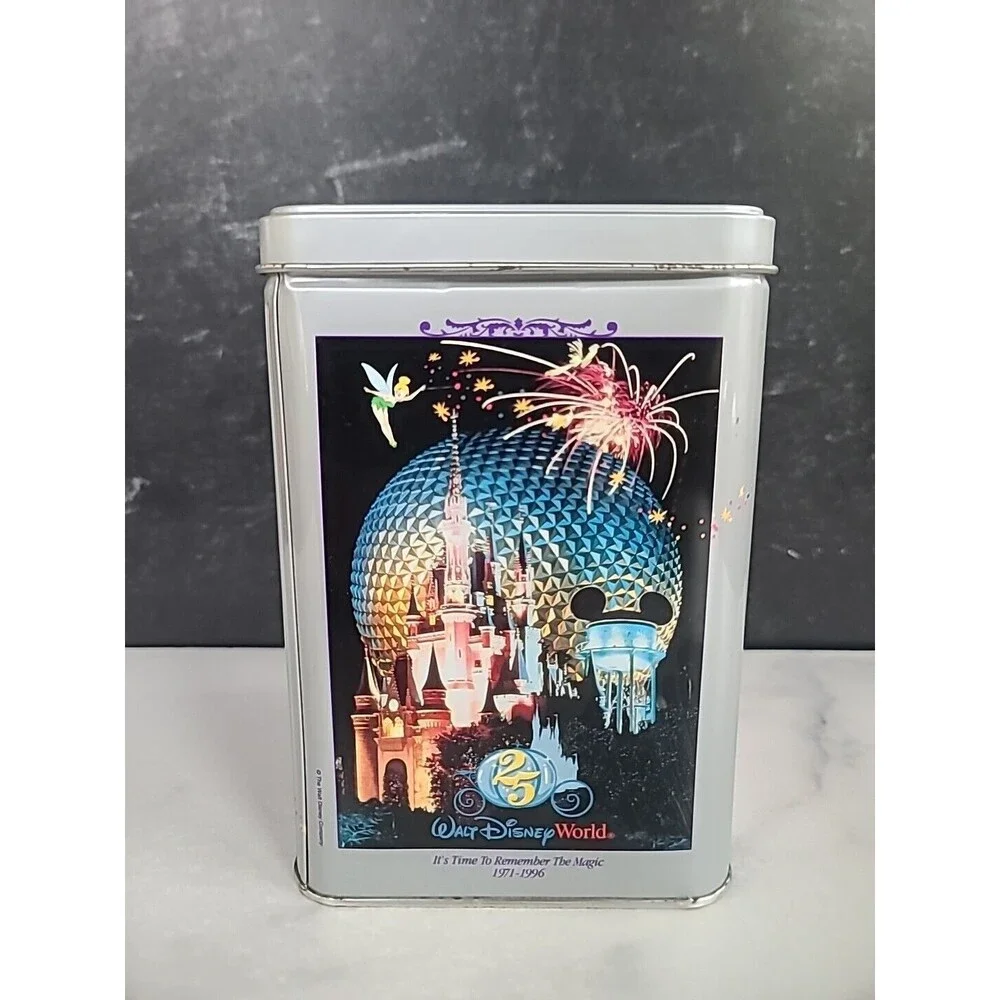 Nestle Toll House Walt Disney World 25th Anniversary Metal Advertising Tin 1996